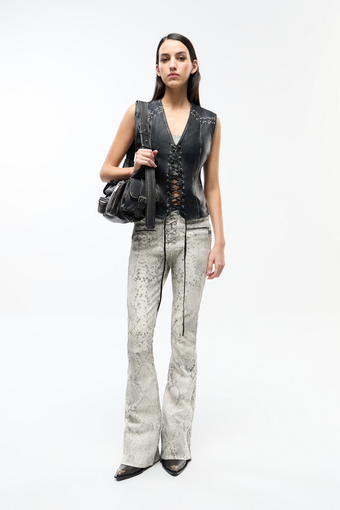 high-end italian leather felix vest