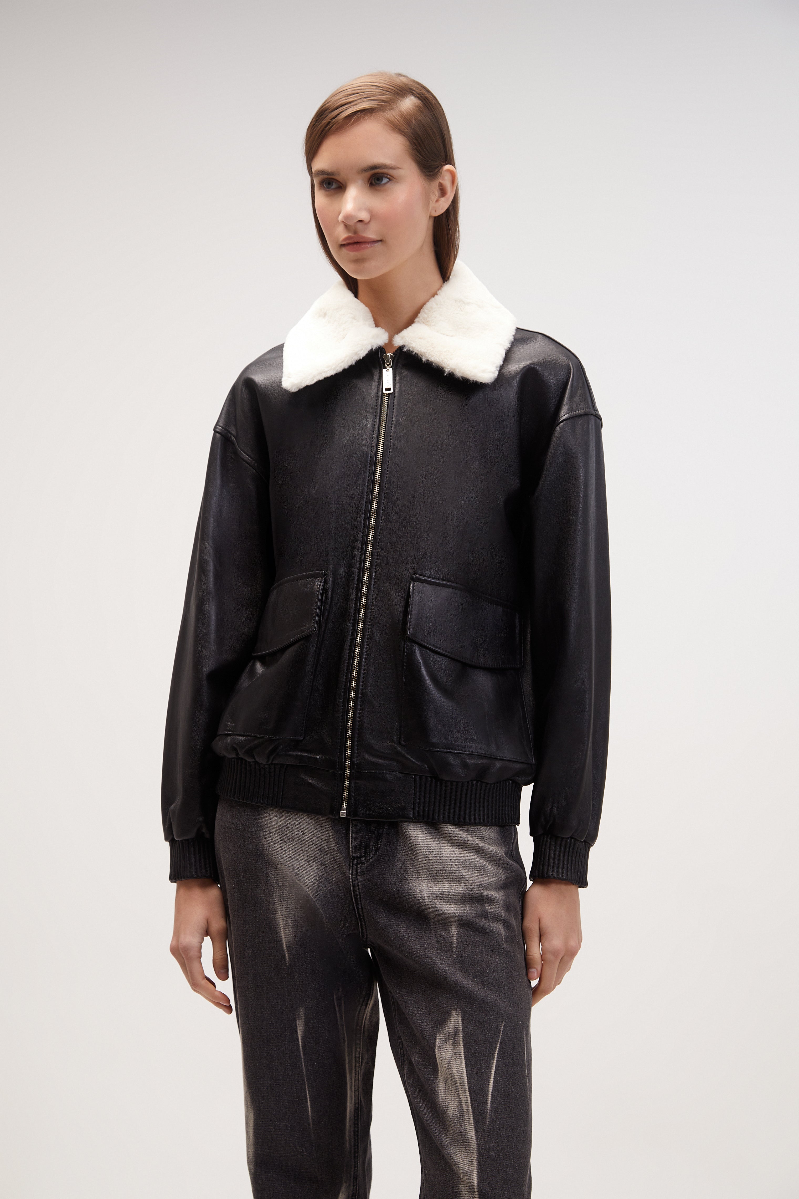 leather jacket