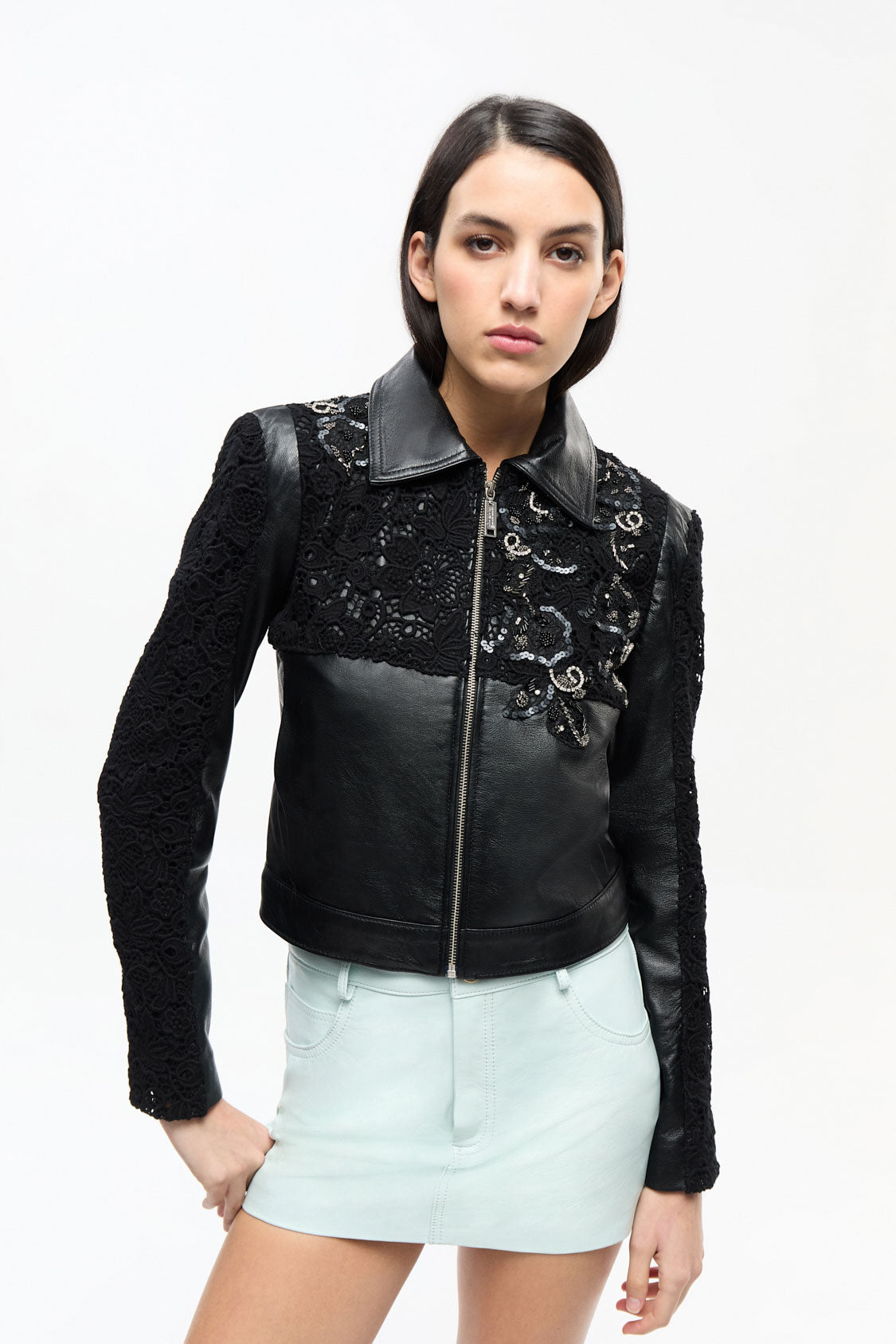 premium lamb leather bazar jacket 