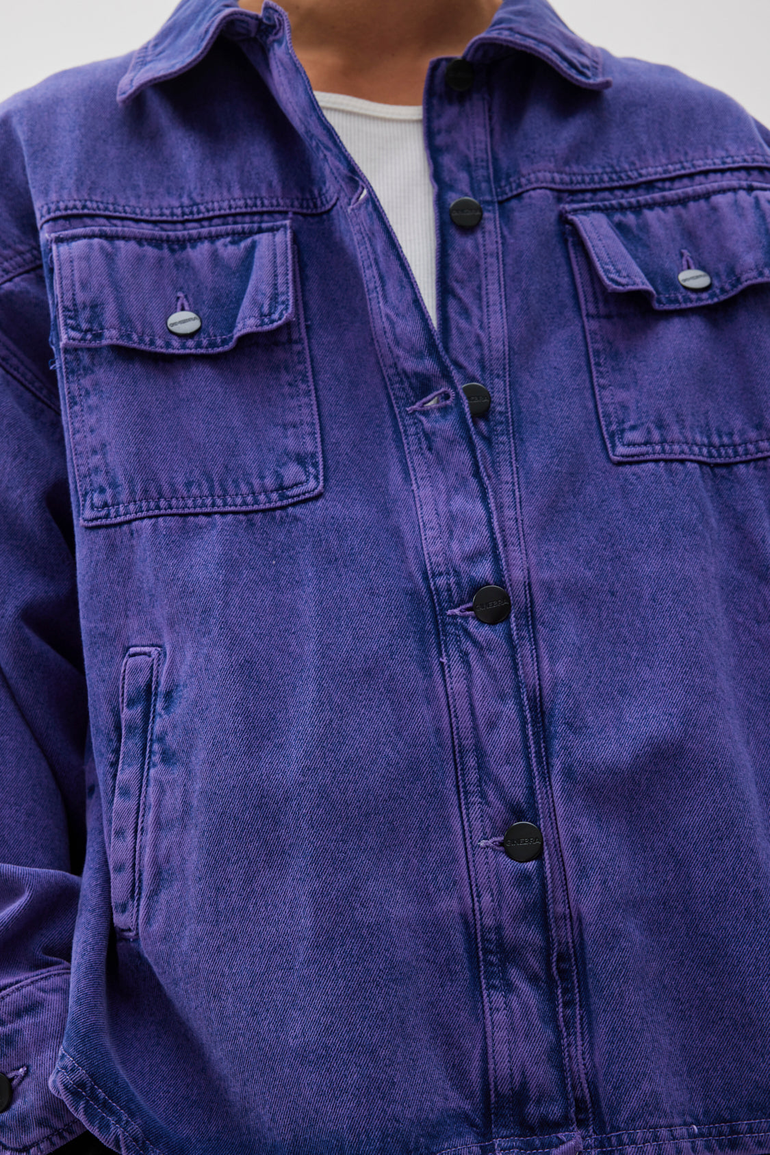 Violet Industrial Overshirt Jacket