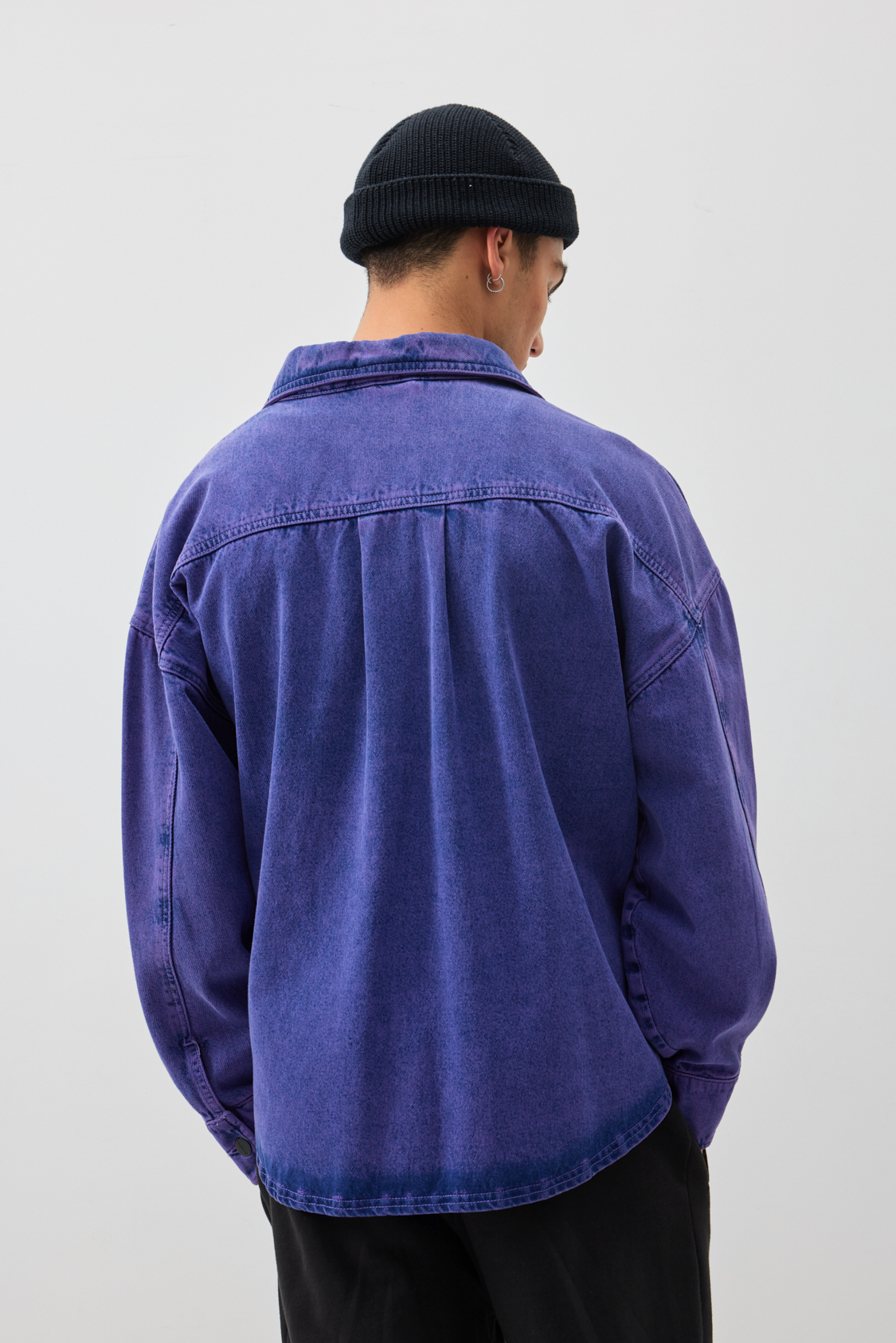 Violet Industrial Overshirt Jacket