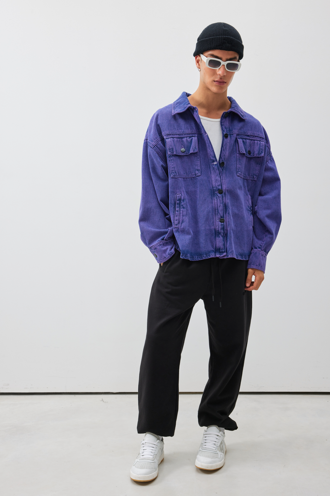 Violet Industrial Overshirt Jacket