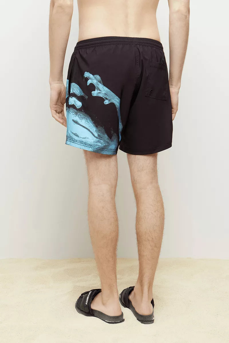 Mid-length swim shorts